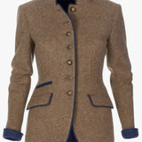 Cardigans pour femmes : Cardigan Femme Col Montant Élégant in van Seroa