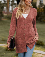 Cardigans pour femmes : Gilet sans Manche Femme Longues in van Seroa