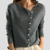 Autumn Collection : Gilet Femme en Tricot Autumn Collection Best-Seller in Gris van Seroa