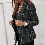 Gilets pour femmes : Cardigan Femme Polyester Tricot in Vert foncé van Seroa