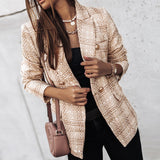 Gilets pour femmes : Cardigan Femme Polyester Tricot in Kaki van Seroa