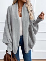 Autumn Collection : Gilet Femme Tricot Batwing Doux et Confortable - Idéal pour in Gris Taille unique van Seroa