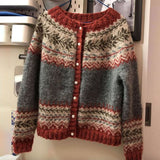Cardigan : Gilet sans Manche Femme Pull Col V Longues Élégant Hiver Tricot in Gris ( presque épuisé) van Seroa