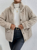 Cardigan : Cardigan Femme Décontracté Velours Polyester in van Seroa