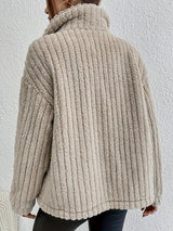 Cardigan : Cardigan Femme Décontracté Velours Polyester in van Seroa