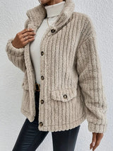 Cardigan : Cardigan Femme Décontracté Velours Polyester in van Seroa