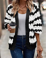 Cardigans pour femmes : Gilet sans Manche Femme Vert Décontracté in Style 3 van Seroa