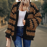 Cardigans pour femmes : Gilet sans Manche Femme Vert Décontracté in Style 4 van Seroa