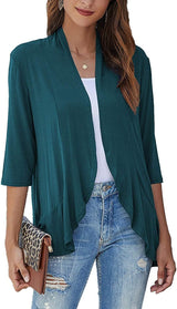 Pulls et gilets : Cardigan Femme Gilet Léger Pulls in Vert van Seroa