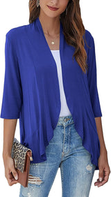 Pulls et gilets : Cardigan Femme Gilet Léger Pulls in Bleu van Seroa