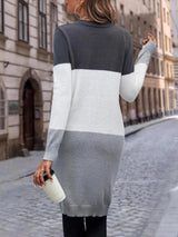 Cardigan : Cardigan Femme Gilet Long Color in van Seroa