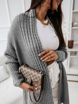 Cardigans pour femmes : Gilet sans Manche Femme Décontracté in Gris clair van Seroa