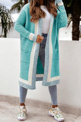 Cardigans pour femmes : Gilet sans Manche Femme Vert in van Seroa