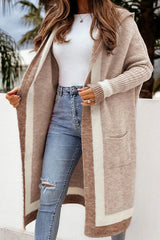 Cardigans pour femmes : Gilet sans Manche Femme Vert in Marron van Seroa