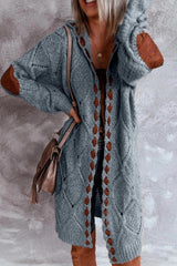 Cardigans pour femmes : Gilet sans Manche Femme in Bleu van Seroa