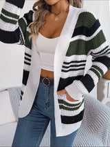 Cardigan : Cardigan Femme Gilet Confort Quotidien in Vert van Seroa