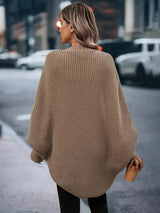 Gilets pour femmes : Cardigan Femme Gilet Vert Décontracté in van Seroa