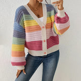 Cardigan : Cardigan Femme Gilet Oversize in Rose van Seroa