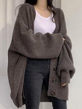 Cardigans pour femmes : Gilet sans Manche Femme Boutonné in van Seroa