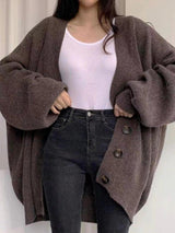 Cardigans pour femmes : Gilet sans Manche Femme Boutonné in van Seroa
