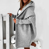 Gilets pour femmes : Gilet sans Manche Femme Ample in Gris van Seroa