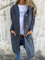 Cardigan : Cardigan Femme Décontracté Gilet Long in van Seroa