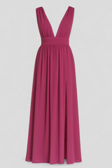Dresses : Robe Élégante pour Femme en Soie Noire, Taglia M - Parfait pour les Cérémonies et les Fêtes in van Seroa
