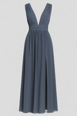 Dresses : Robe Élégante pour Femme en Soie Noire, Taglia M - Parfait pour les Cérémonies et les Fêtes in van Seroa