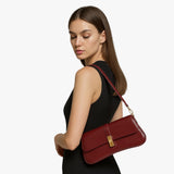 Bags : Sac A Main Femme Cuir Noir Élégant in van Seroa