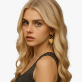 Martha | Eleganti orecchini a forma di cuore retrò - €25 : Boucles d'oreilles en forme de cœur rétro Femme in van Seroa