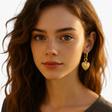 Martha | Eleganti orecchini a forma di cuore retrò - €25 : Boucles d'oreilles en forme de cœur rétro Femme in van Seroa