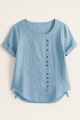 Blouse : Blouse Femme Chemise Lin in van Seroa
