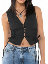 Débardeurs : Chemise Blanche Femme Polyester in van Seroa