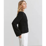 top blouses : Gilet sans Manche Femme Évasé Élégant Boutonné in van Seroa