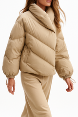 Autumn Collection : Doudoune Femme Blanche Blanc in Crème van Seroa