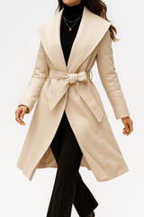 Autumn Collection : Doudoune Femme Laine Ceinturée in van Seroa