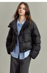 Autumn Collection : Doudoune Femme Parka Hiver Matelassée in Noir van Seroa