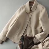 Manteaux et vestes pour femmes : Doudoune Femme Longue Chaud Coupe in Beige van Seroa