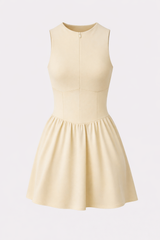 Women's Sportswear : Robe de tennis avec soutien-gorge push-up intégré Femme in Crema (Avorio chiaro) van Seroa