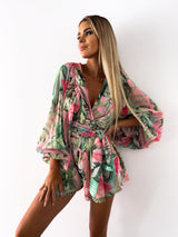 Tenues et ensembles : Ensemble Femme Short Chemisier Tenues et ensembles in Vert van Seroa