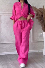 Vêtements pour femmes : Ensemble Pour Femme Casual Vêtements pour femmes in Rose-rouge van Seroa