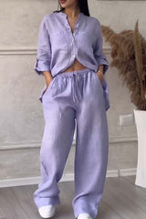 Vêtements pour femmes : Ensemble Pour Femme Casual Vêtements pour femmes in Violet van Seroa
