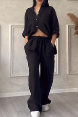 Vêtements pour femmes : Ensemble Pour Femme Casual Vêtements pour femmes in Noir van Seroa