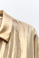 Tenues pour femmes : Ensemble Femme Évasé Satin in van Seroa