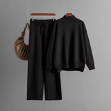 Ensembles pour femmes : Ensemble Femme Manches Longues Élégant in Noir Taille unique van Seroa