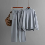 Ensembles pour femmes : Ensemble Femme Manches Longues Élégant in Gris Taille unique van Seroa
