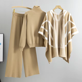 Ensemble pour femmes : Ensemble Femme Pièces Confortable Maille in Kaki van Seroa