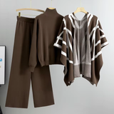 Ensemble pour femmes : Ensemble Femme Pièces Confortable Maille in Café van Seroa