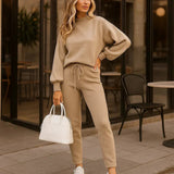 Vêtements pour femmes : Ensemble Femme Décontracté Urbain Vêtements in Kaki van Seroa