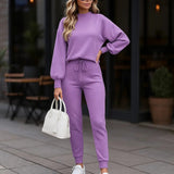 Vêtements pour femmes : Ensemble Femme Décontracté Urbain Vêtements in Violet van Seroa